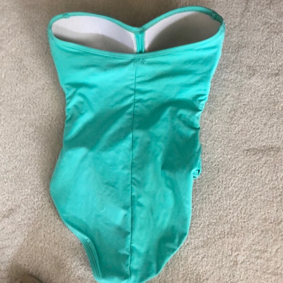 La Blanca Swim La Blanca Green Strapless One Piece Swimsuit 8